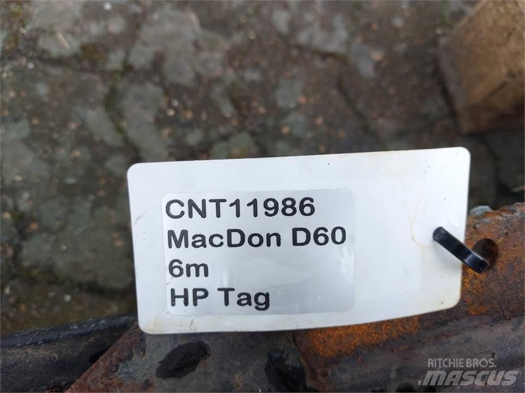 MacDon D60 Dodatna oprema za kombajne