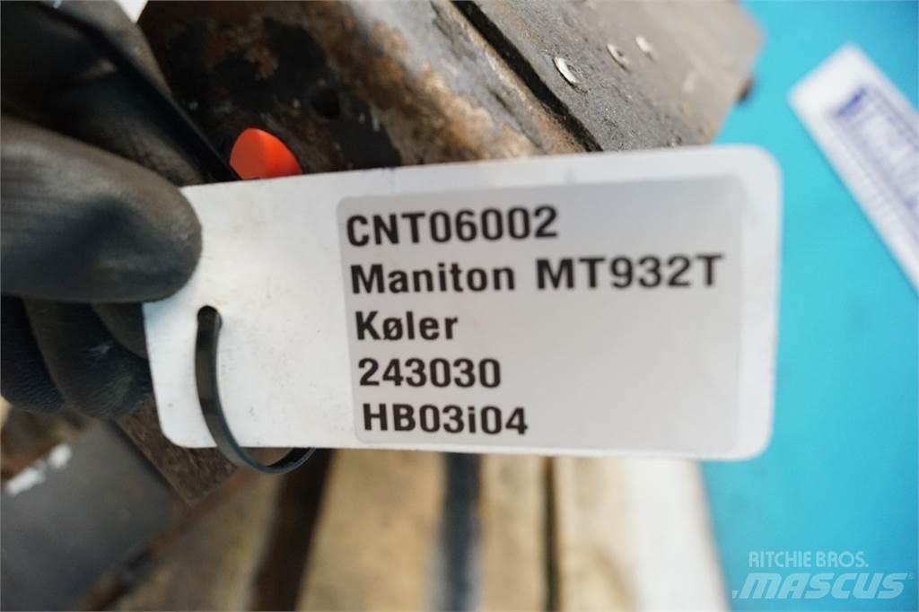 Manitou MT 932T Radiatorji
