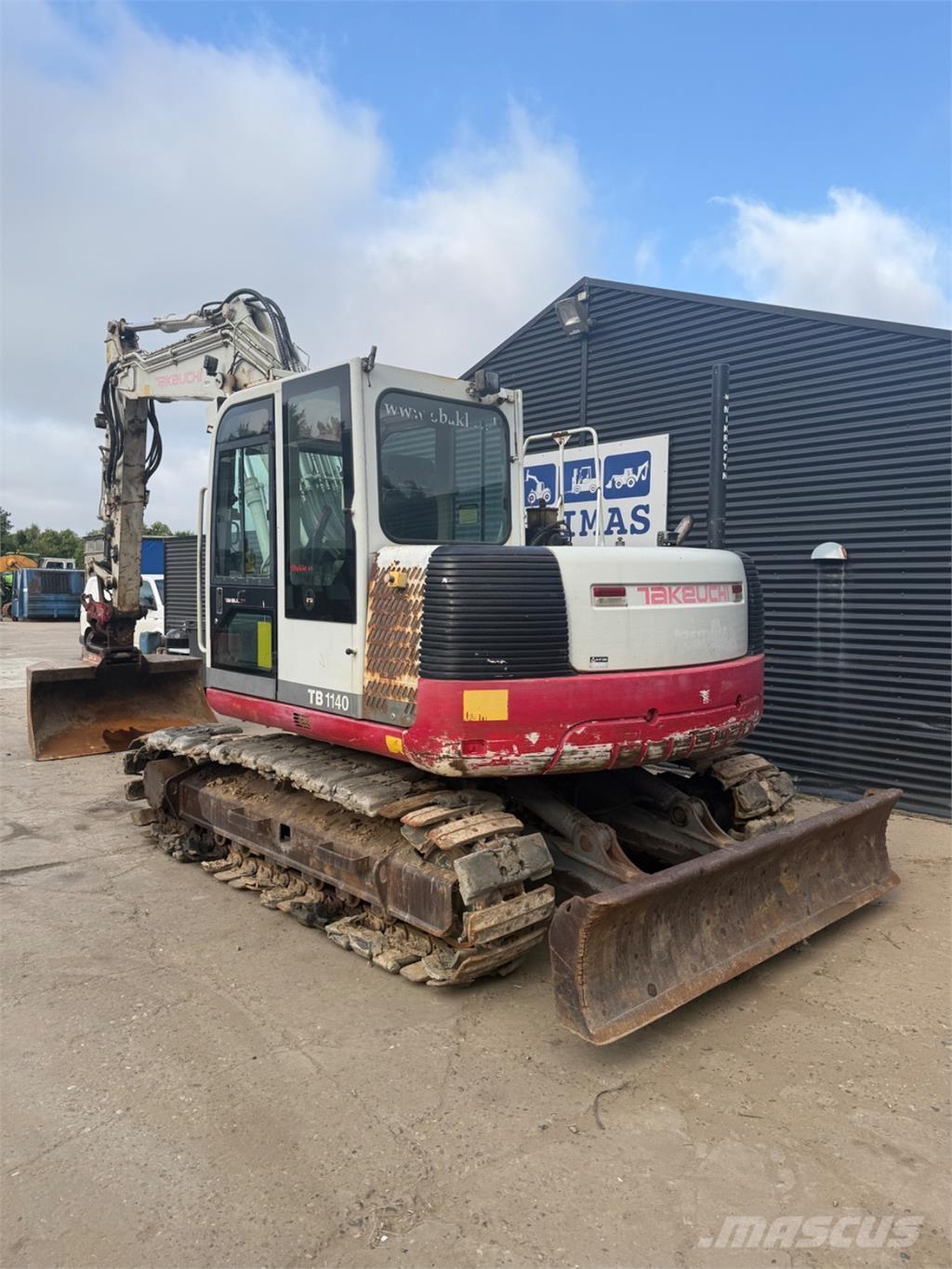 Takeuchi TB1140 Bagri goseničarji