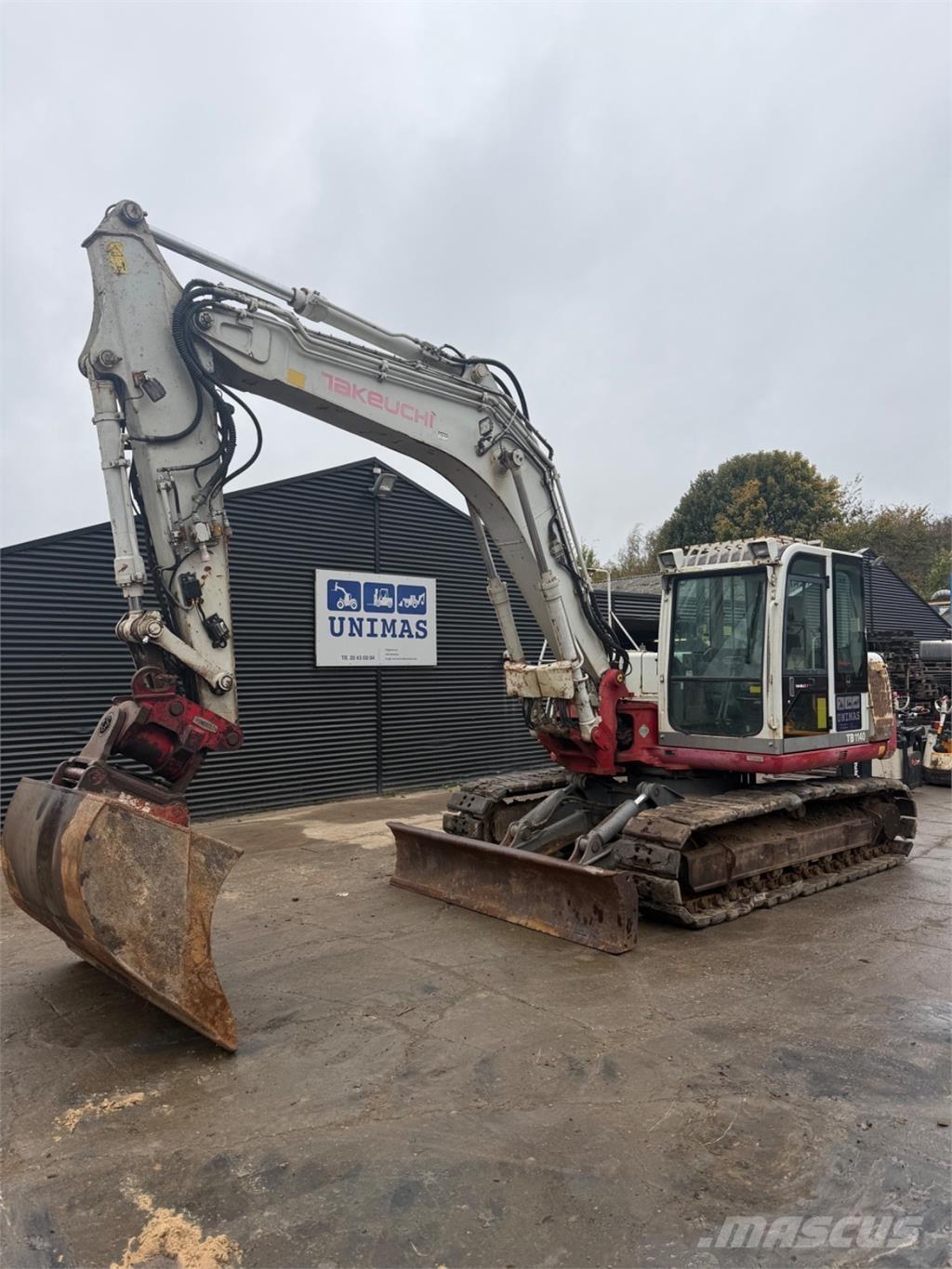 Takeuchi TB1140 Bagri goseničarji