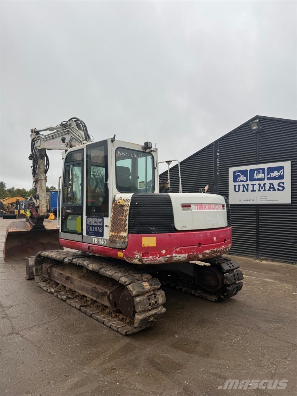 Takeuchi TB1140 Bagri goseničarji