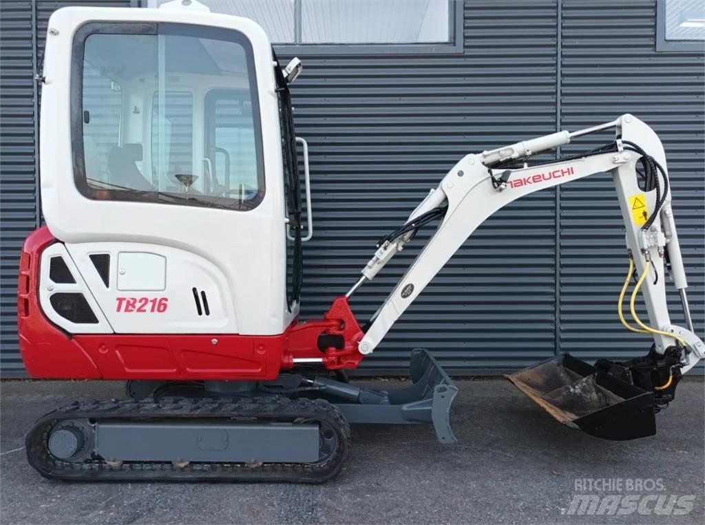 Takeuchi tb216 Mini bagri <7t