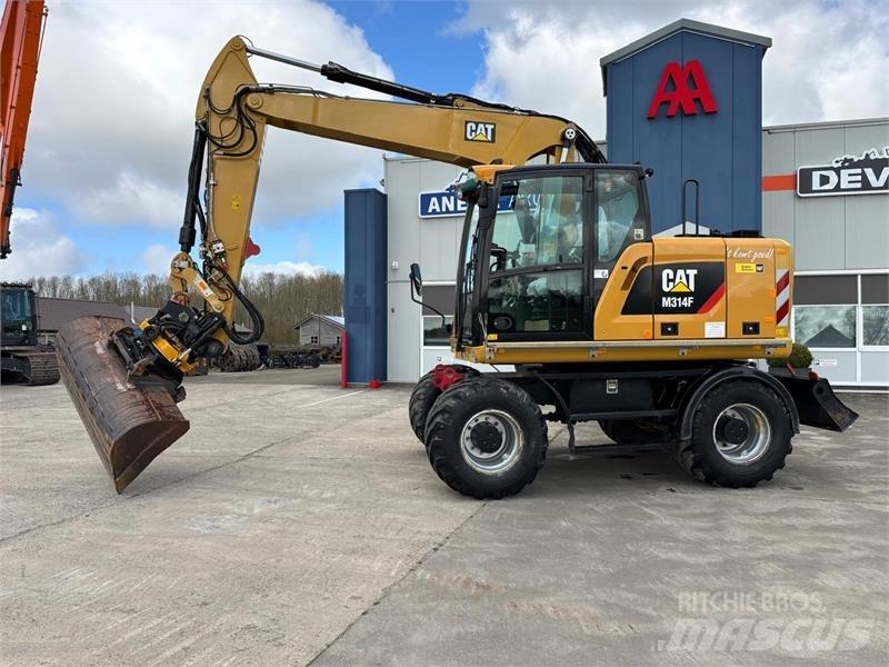 CAT M314F Bagri na kolesih