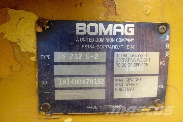 Bomag BW212D-2 Drugi valjarji