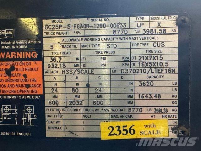Doosan GC25P-5 Viličarji - drugo