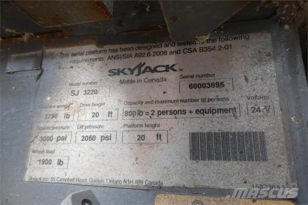 SkyJack SJ3220 Gradbeništvo - drugo