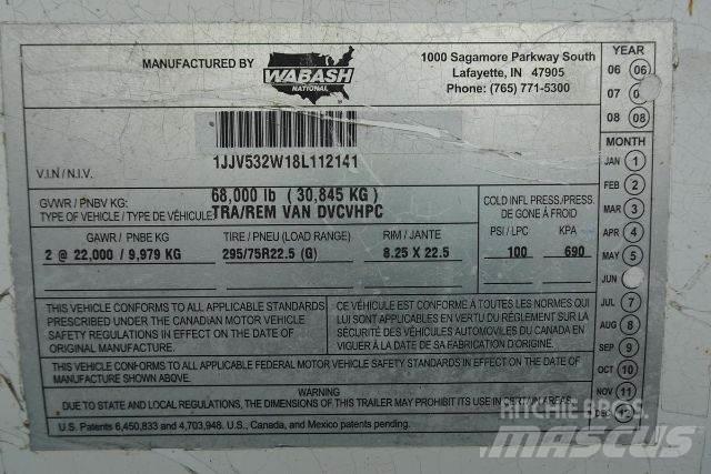 Wabash DVCVHPC Prikolice zabojniki