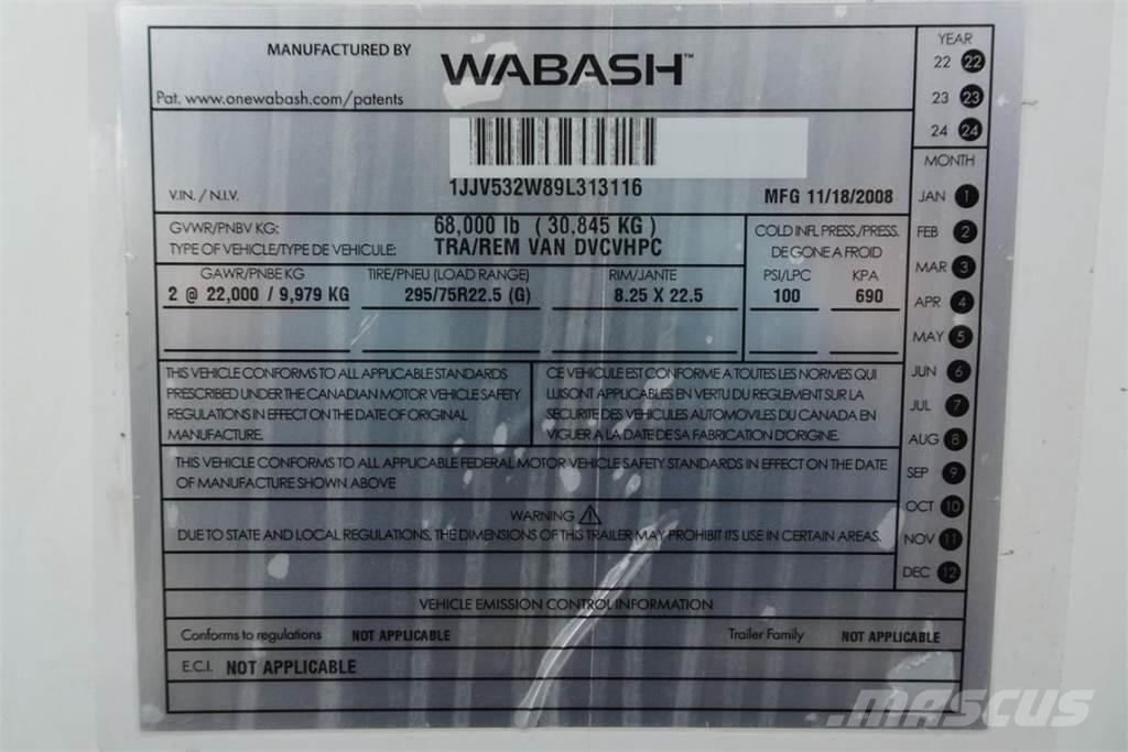 Wabash DVCVHPC Prikolice zabojniki