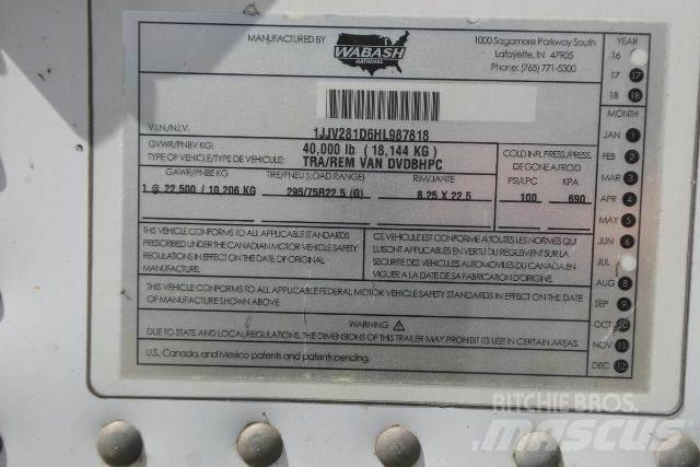 Wabash DVDBHPC Prikolice zabojniki
