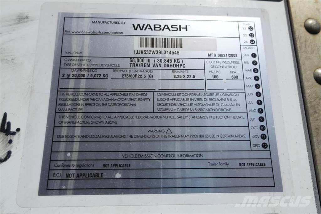 Wabash DVHDHPC Prikolice zabojniki