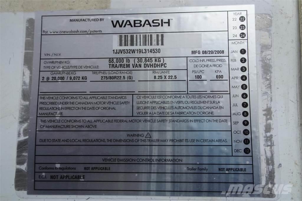 Wabash DVHDHPC Prikolice zabojniki