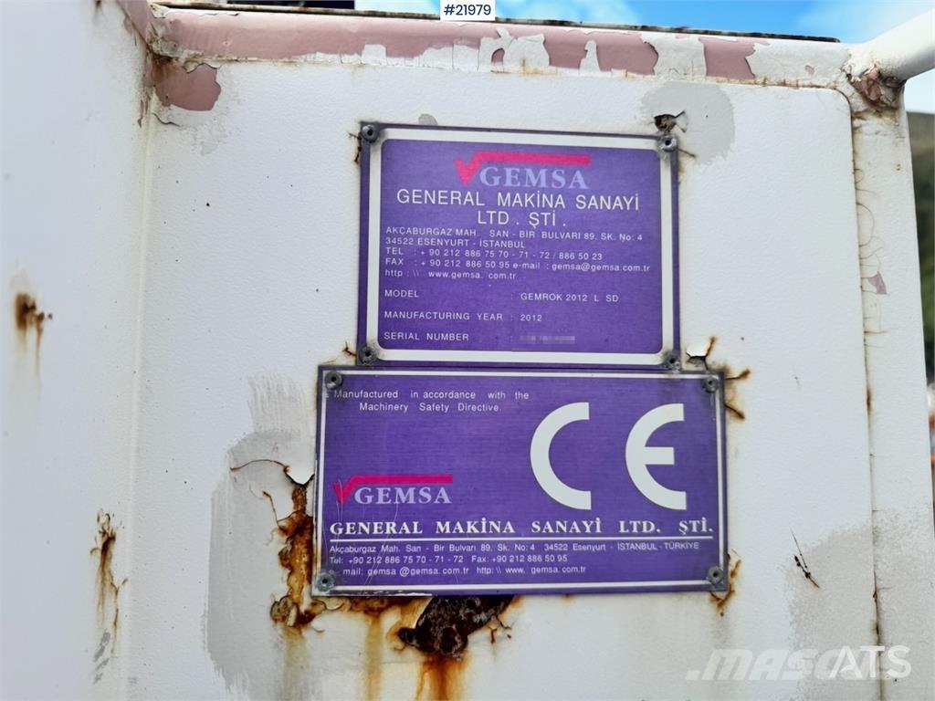 Gemsa Brønnborerigg Terenske vrtalne naprave