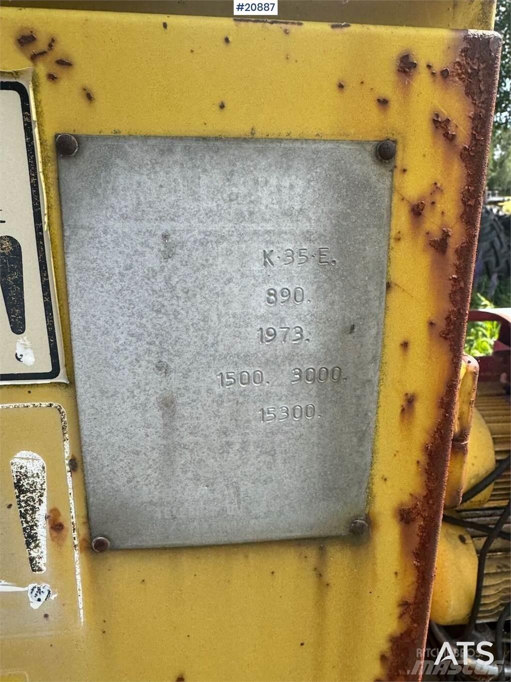 Krøll K35E Tårnkran Stolpni žerjavi