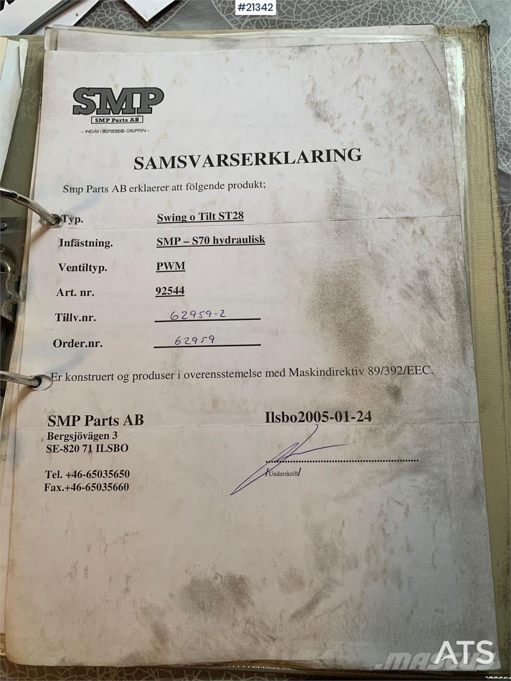 SMP S70 Rotortilt Drugi deli