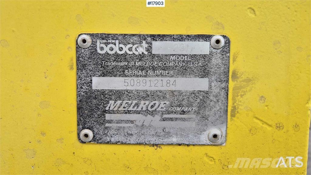 Bobcat 231 Mini bagri <7t