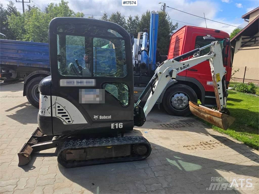 Bobcat E16 Mini bagri <7t