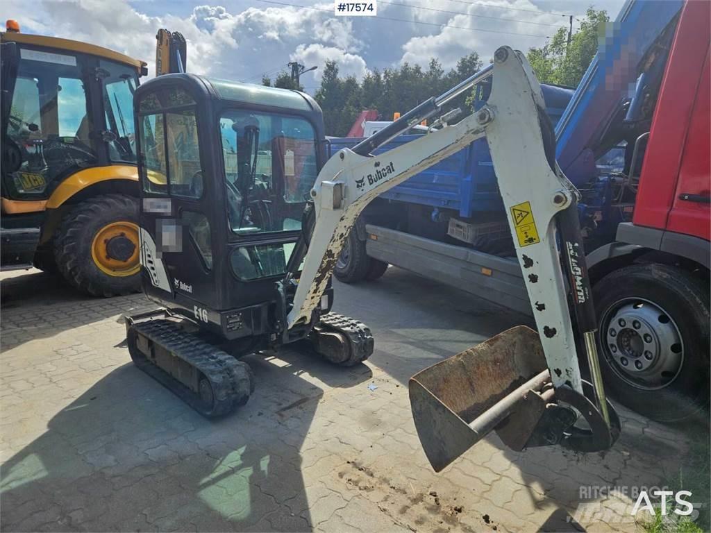 Bobcat E16 Mini bagri <7t