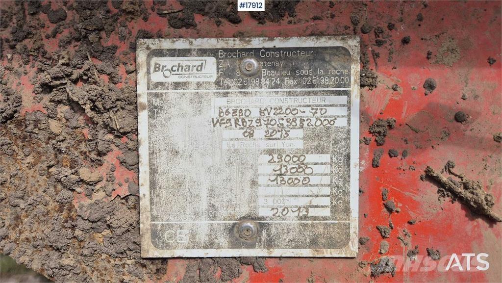 Brochard EV2200-OBS Trosilniki gnoja