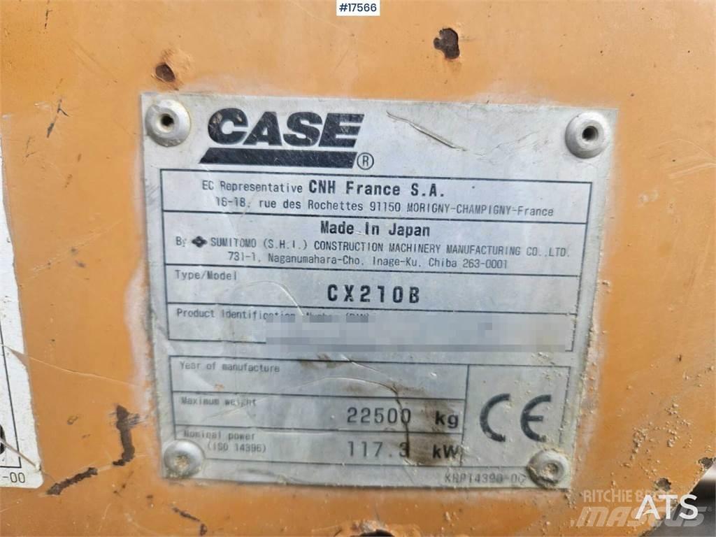 CASE CX210B Bagri goseničarji