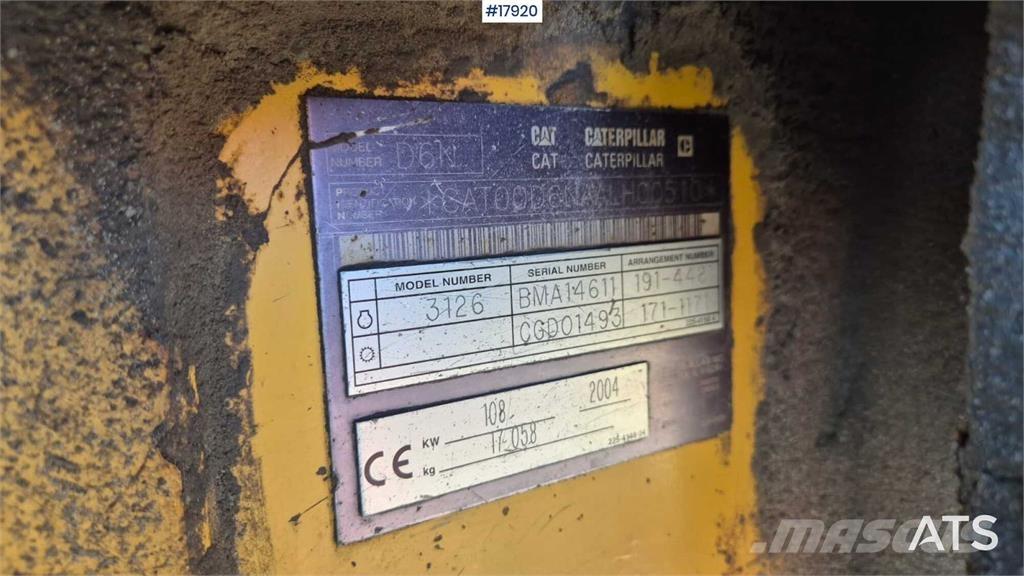 CAT D6D XL Buldožerji goseničarji