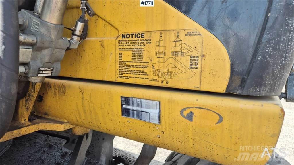 CAT M316D Bagri na kolesih