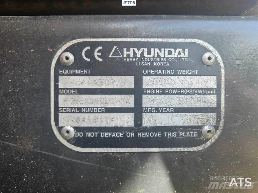 Hyundai 250 LC- 7A Bagri goseničarji
