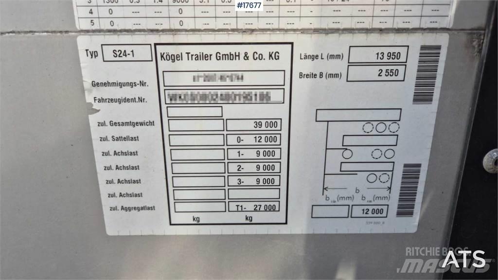 Kögel S-24 Polprikolice s ponjavo