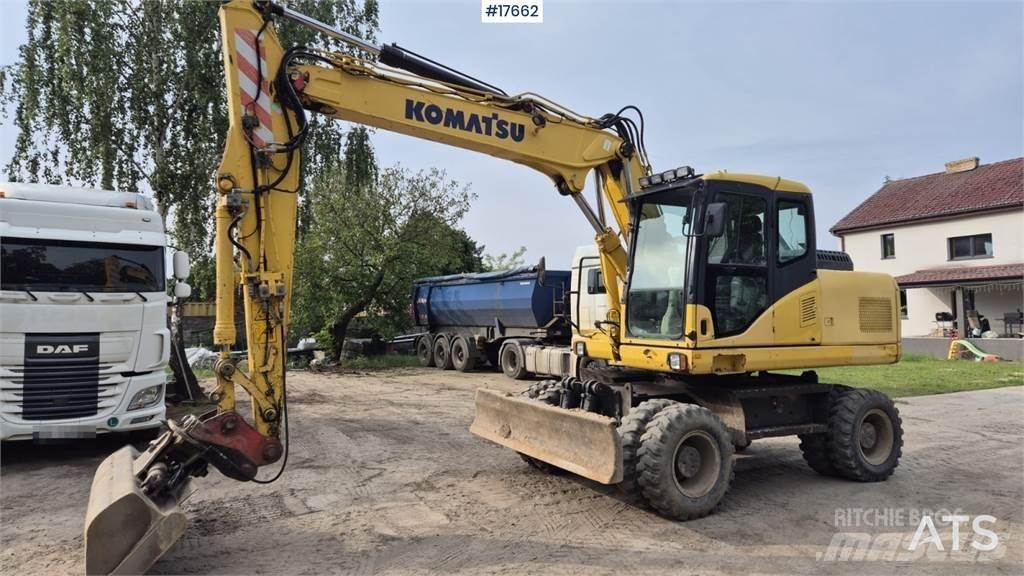 Komatsu PW 160 Bagri na kolesih