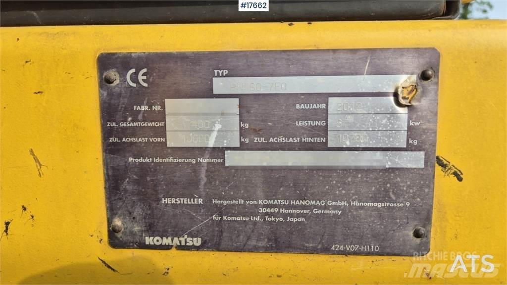 Komatsu PW 160 Bagri na kolesih