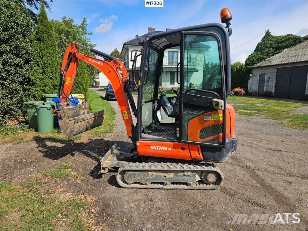 Kubota KX019-4 Mini bagri <7t
