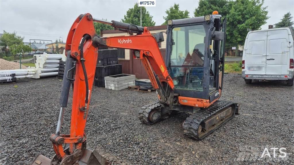 Kubota U27-4 Mini bagri <7t