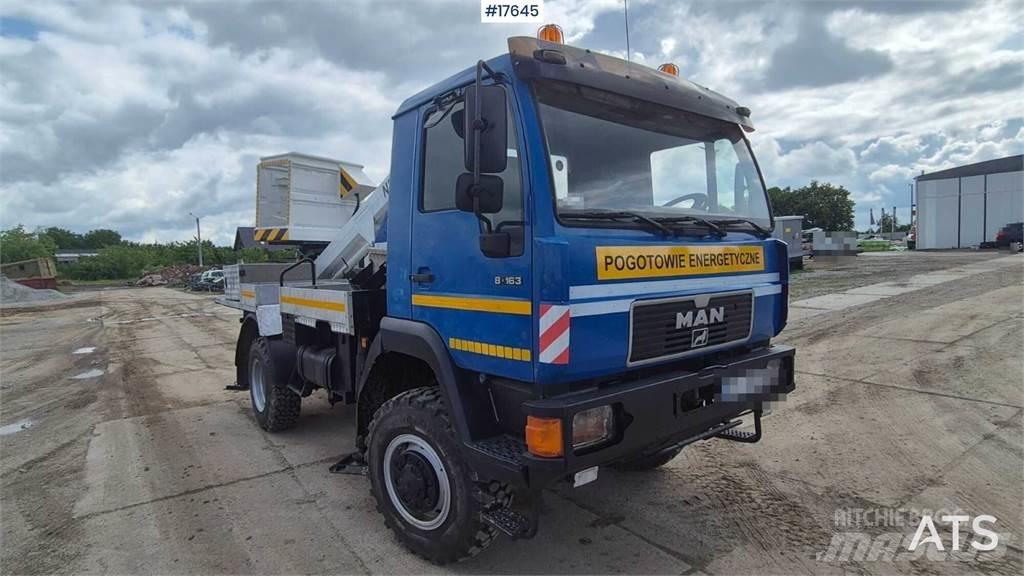 MAN 8.163 Tovornjaki z žerjavom