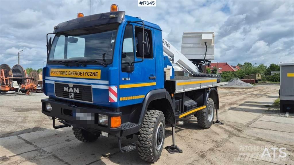 MAN 8.163 Tovornjaki z žerjavom