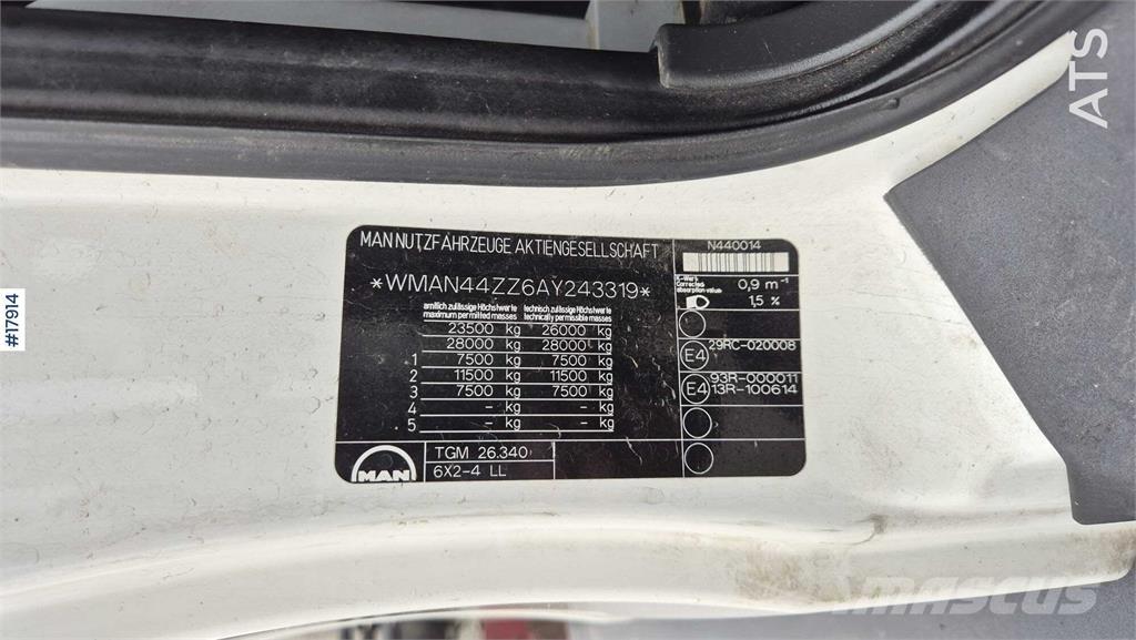 MAN TGM 26.340 Tovornjaki z žerjavom
