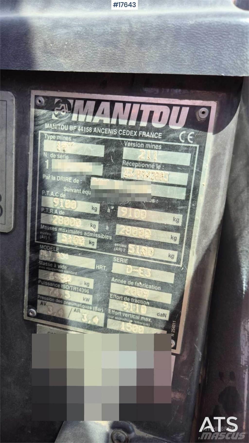 Manitou MLT 634 Teleskopski viličarji