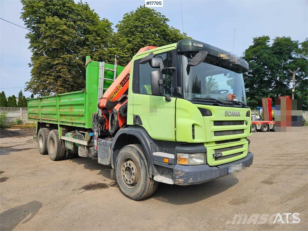 Scania P 340 Tovornjaki z žerjavom
