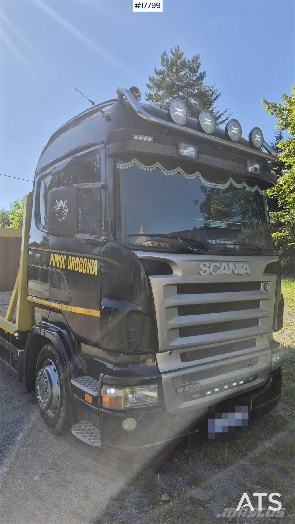 Scania R420 Tovornjaki za prevoz avtomobilov z vitlom