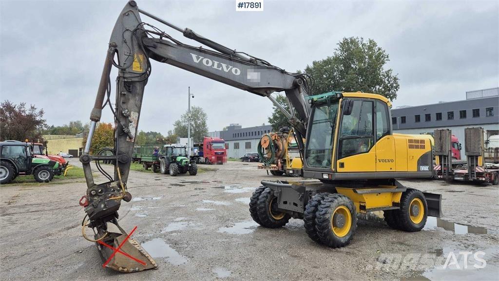Volvo EW 160C Bagri na kolesih
