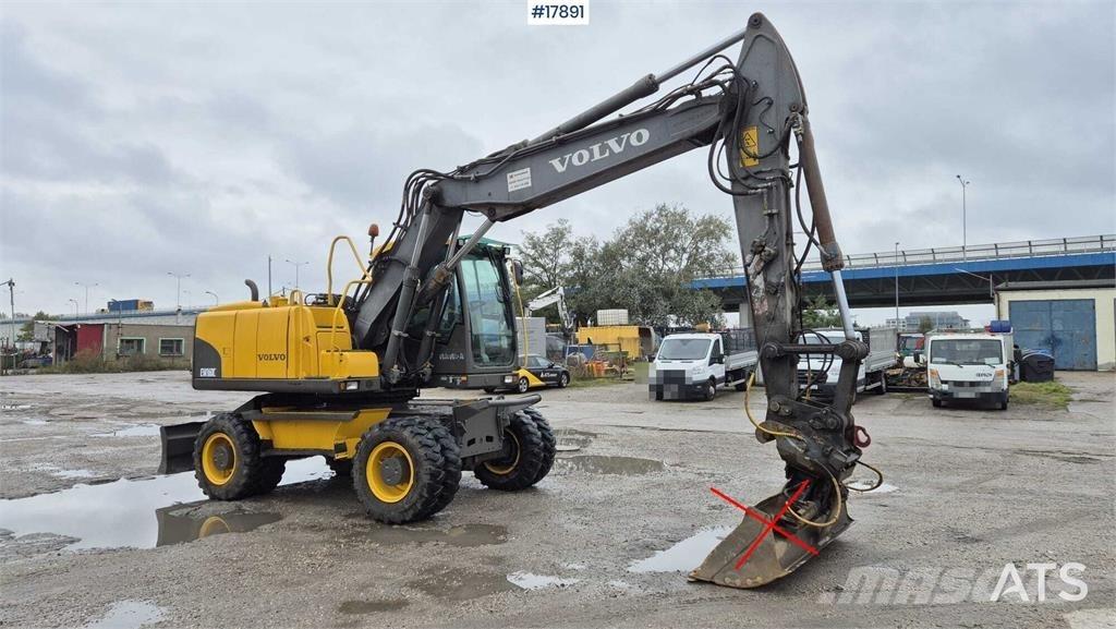 Volvo EW 160C Bagri na kolesih