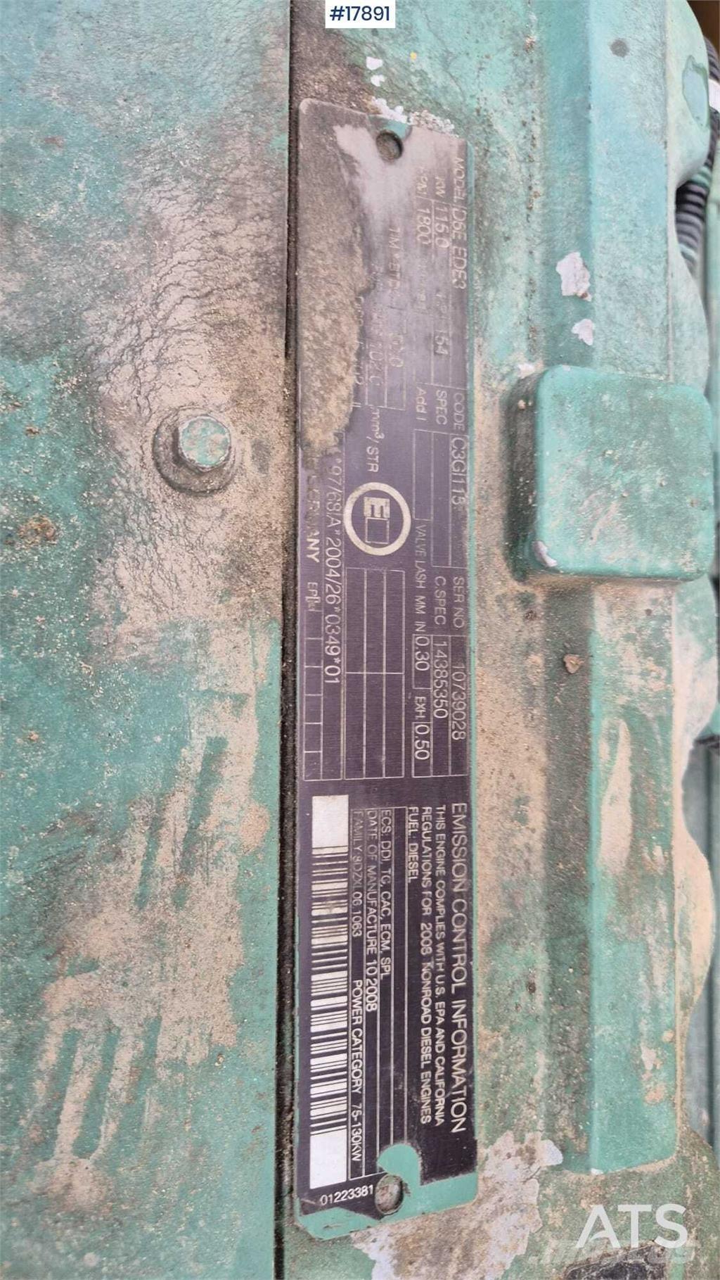 Volvo EW 160C Bagri na kolesih