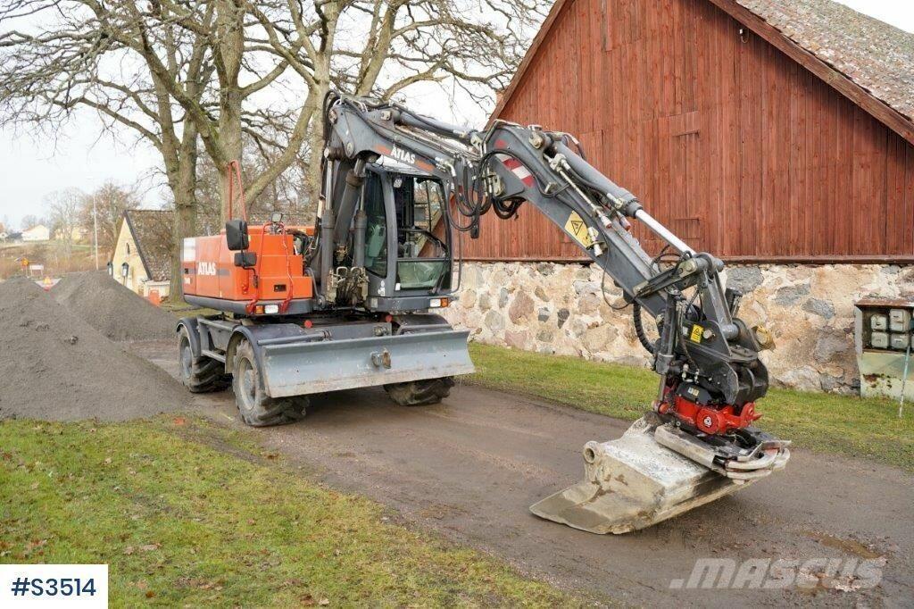 Atlas 140W Excavator Bagri goseničarji