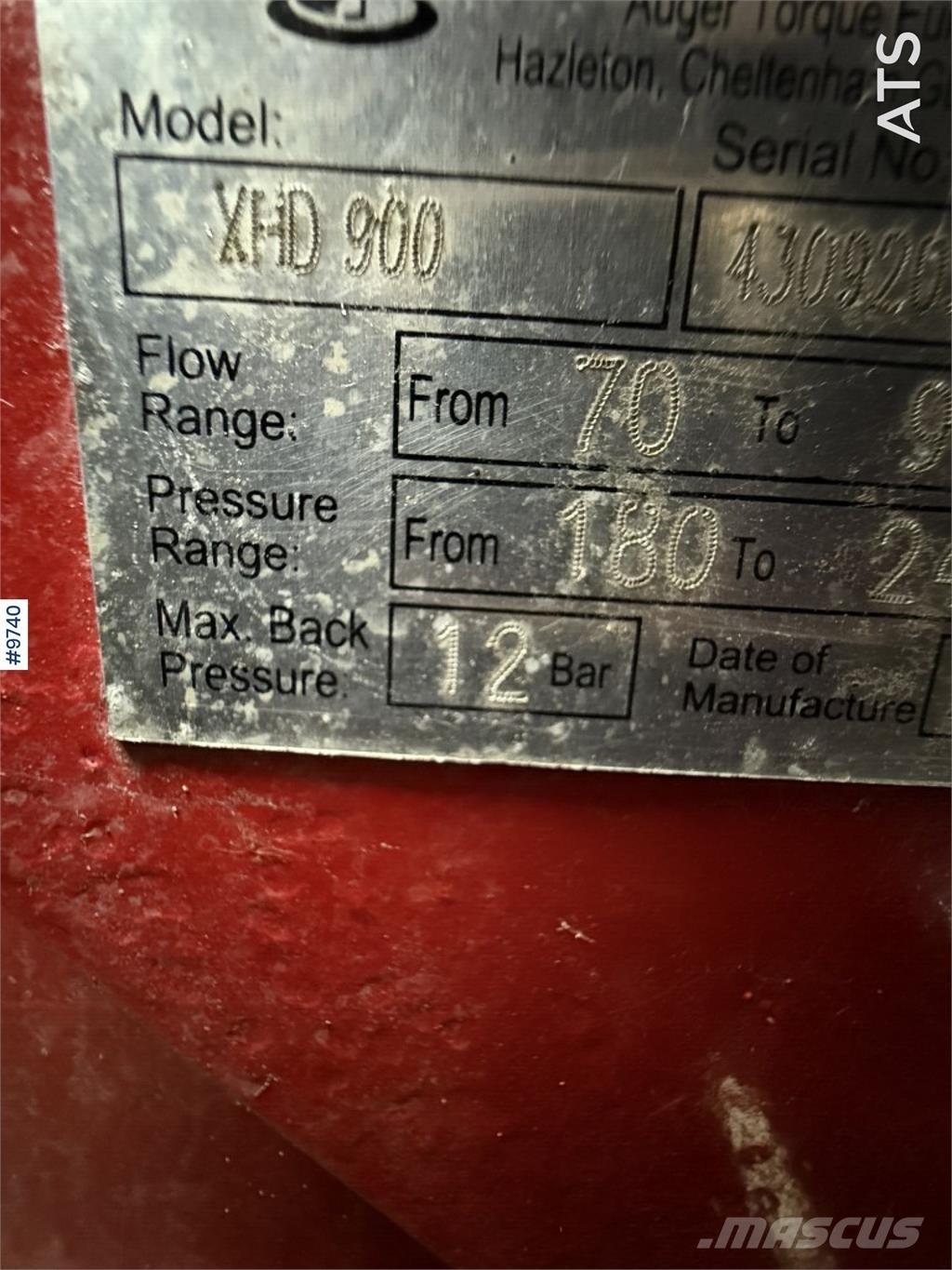 Auger Torque XHD 900 Nakladalne žlice