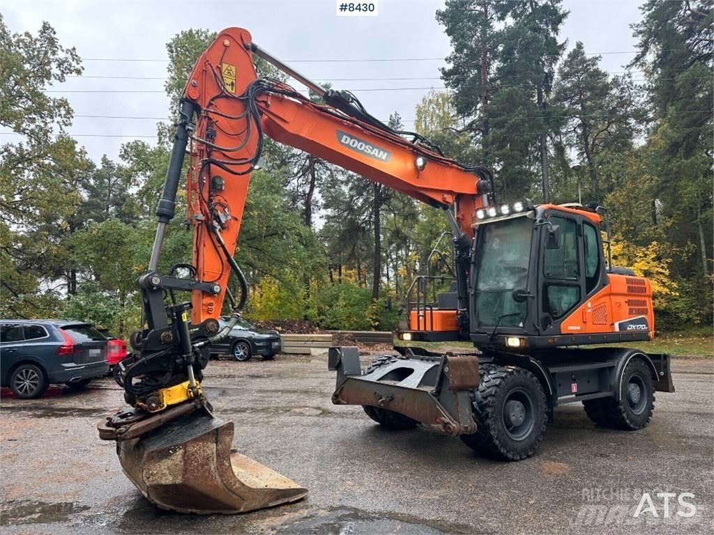 Doosan DX170W Bagri na kolesih