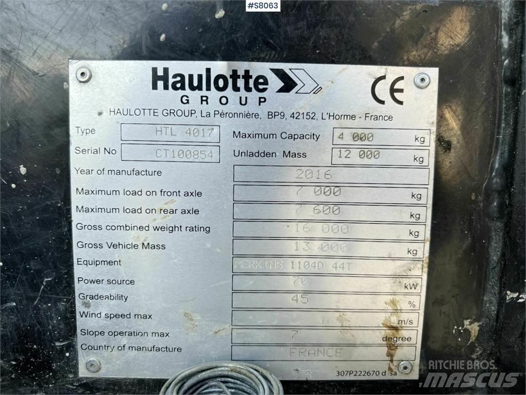 Haulotte HTL4017 Teleskopski viličarji