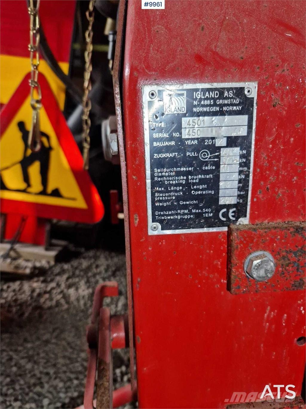 Igland luning winch Gradbeništvo - drugo