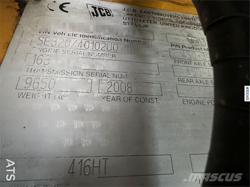 JCB 416 HT Kolesni nakladalci