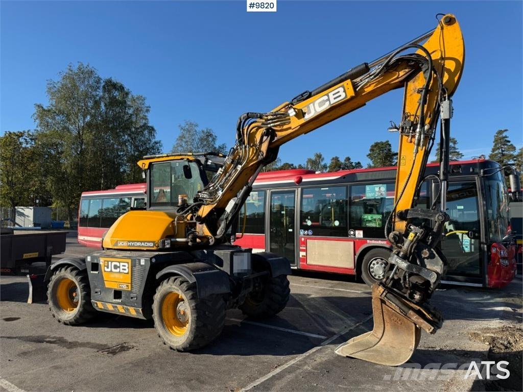 JCB Hydradig 110W Bagri na kolesih