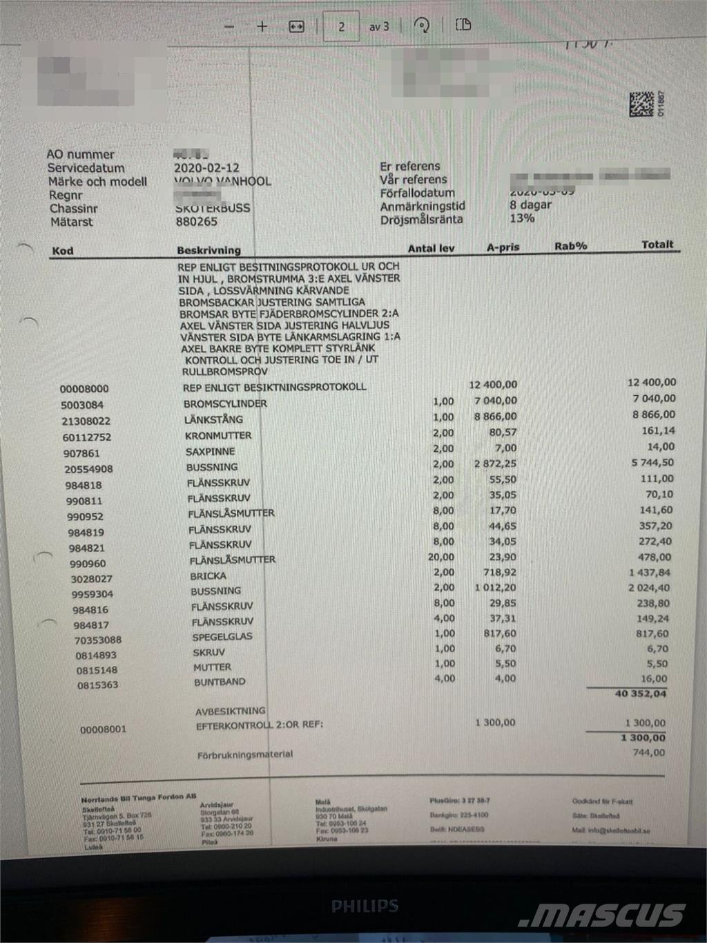 Volvo B10M-70B Drugi avtobusi