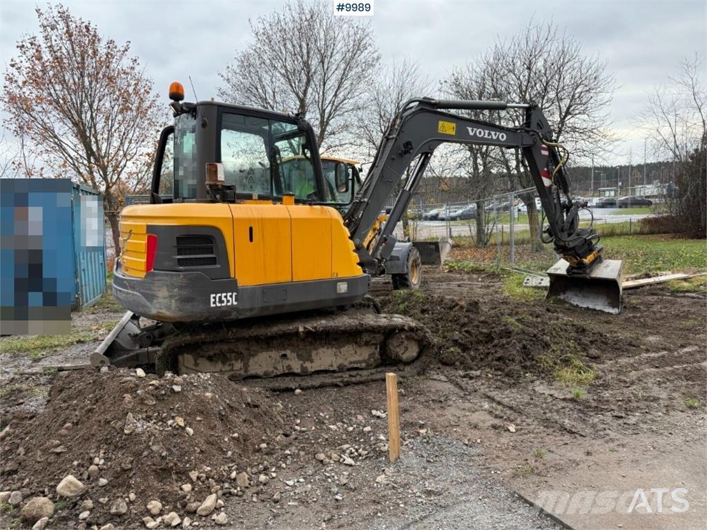 Volvo EC55C Mini bagri <7t