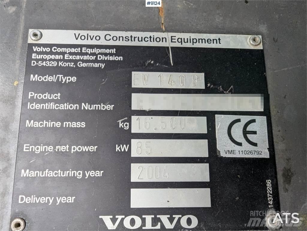 Volvo EW140B Bagri na kolesih